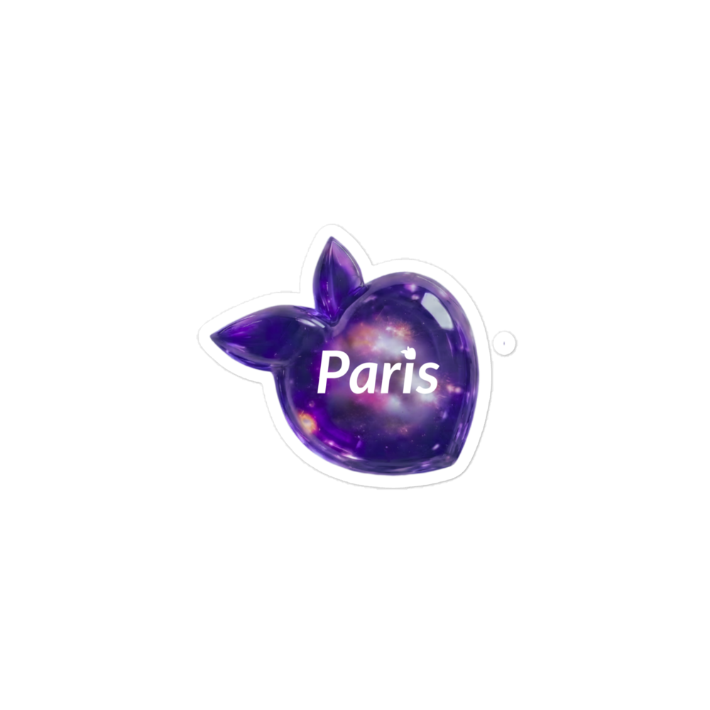 tsgabrielle® • Paris • Autocollant • Sans Bulles • Une Taille