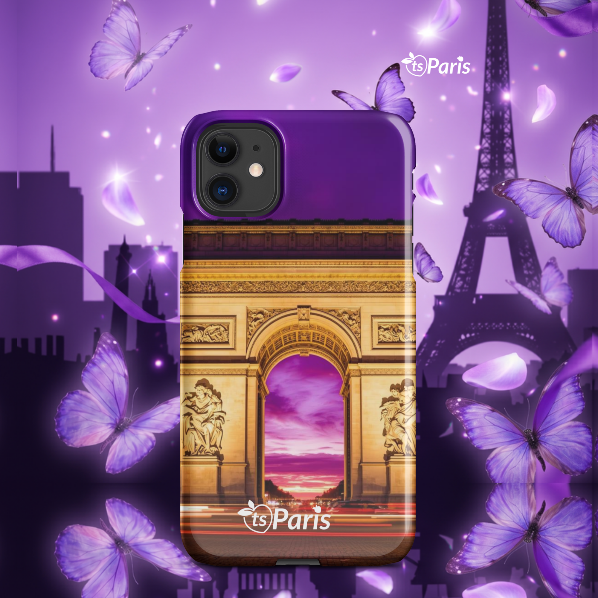 tsgabrielle® • Paris - Arc de Triomphe • Étui compatible avec iPhone® • Modèles récents - View 3