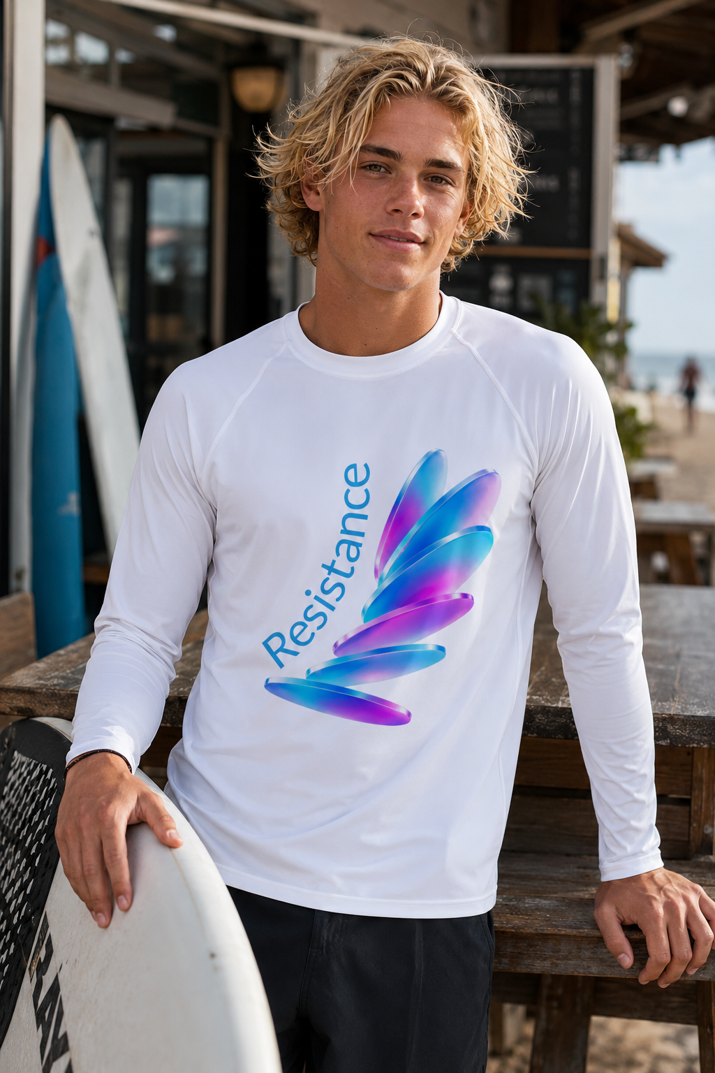 tsgabrielle® • Sélection Masculine • Pride 26 • Rash Guard • Blanc
