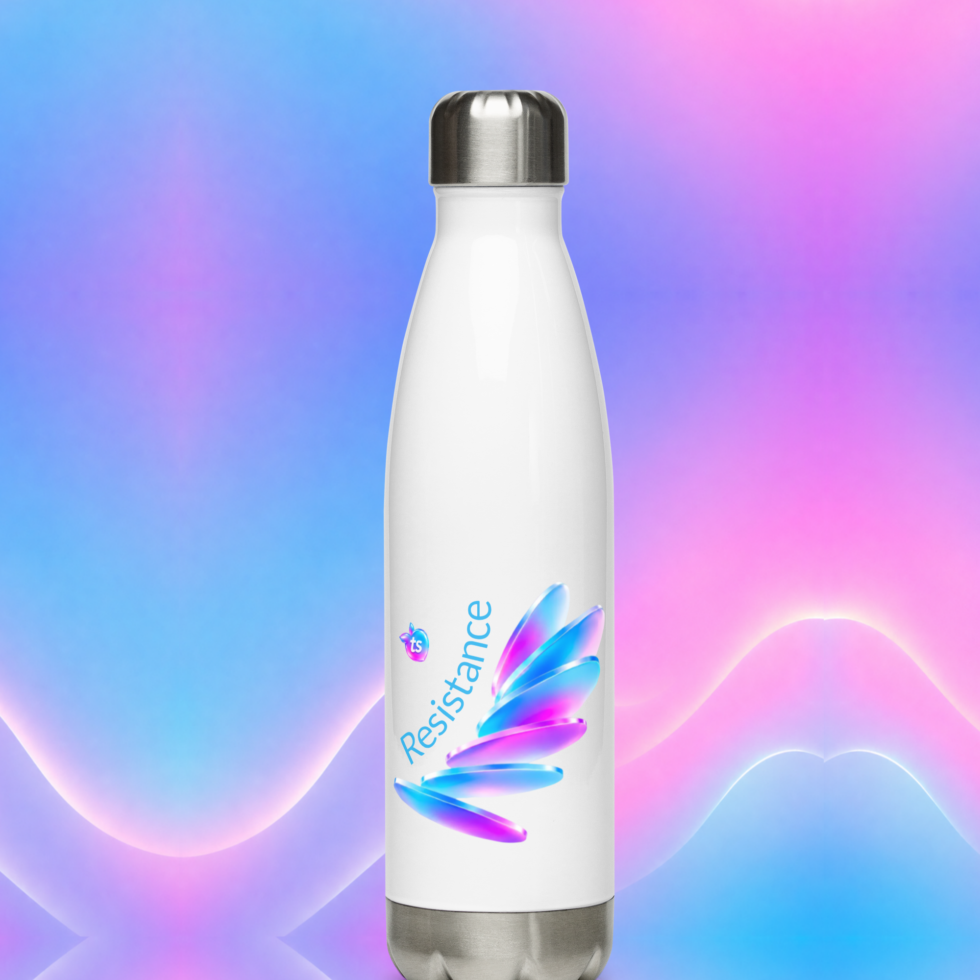 tsgabrielle® • Pride 26 • Gourde • Blanche • Acier Inoxydable • 17 oz - View 8