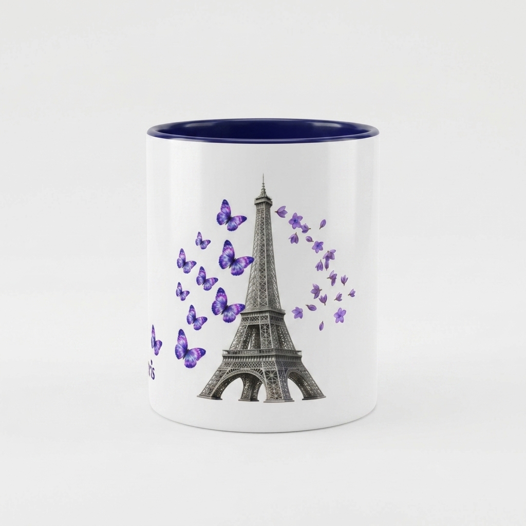 tsgabrielle® • Paris - La Tour Eiffel • Mug With Color Inside • Céramique • 11 oz