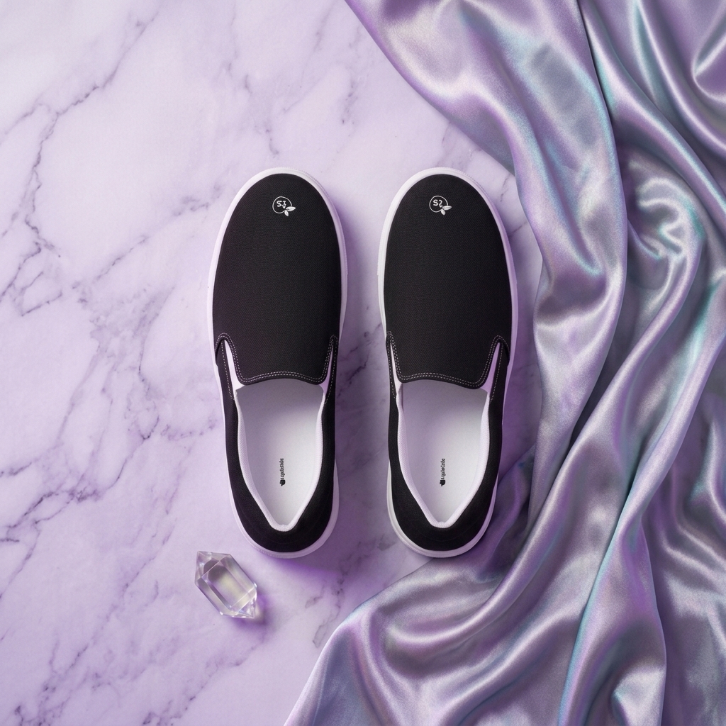 tsgabrielle® • Pour Lui • Baskets en Toile Slip-On • Noir - View 4