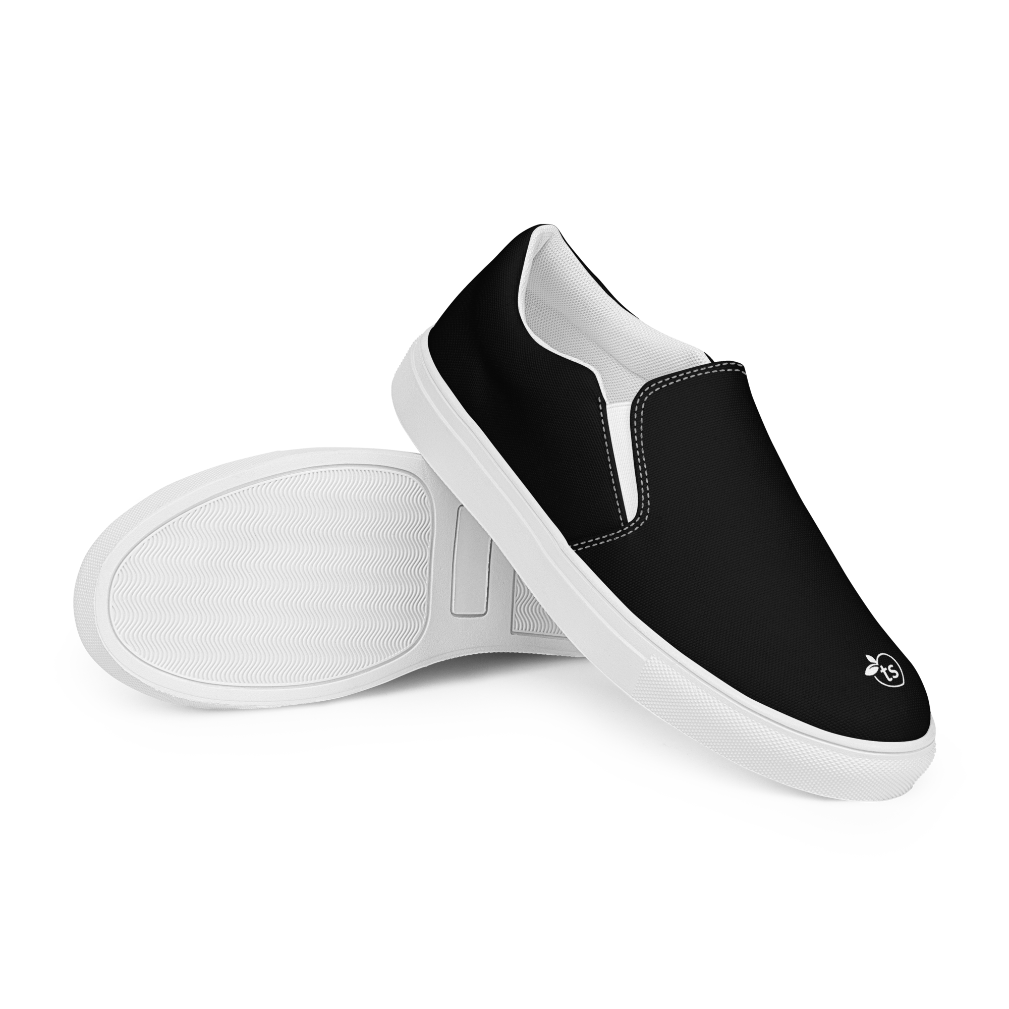 tsgabrielle® • Pour Lui • Baskets en Toile Slip-On • Noir - View 9