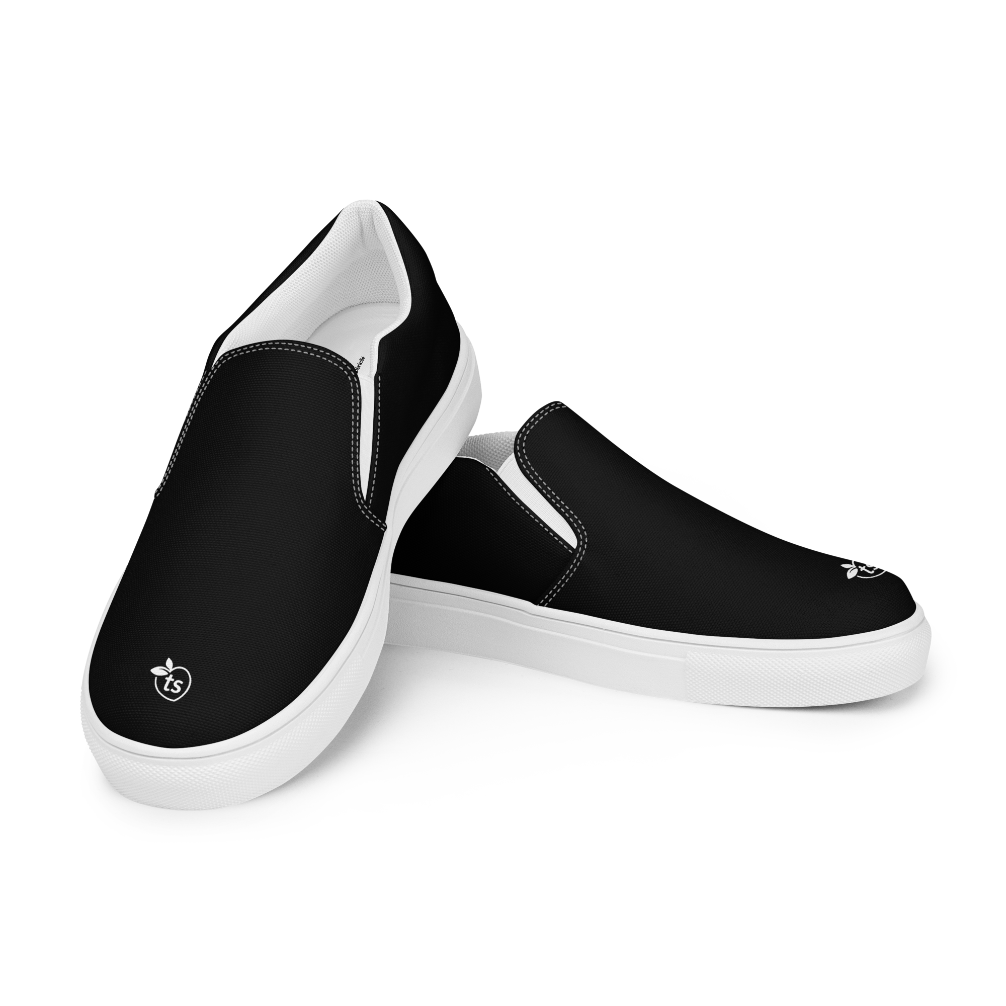 tsgabrielle® • Pour Lui • Baskets en Toile Slip-On • Noir - View 10