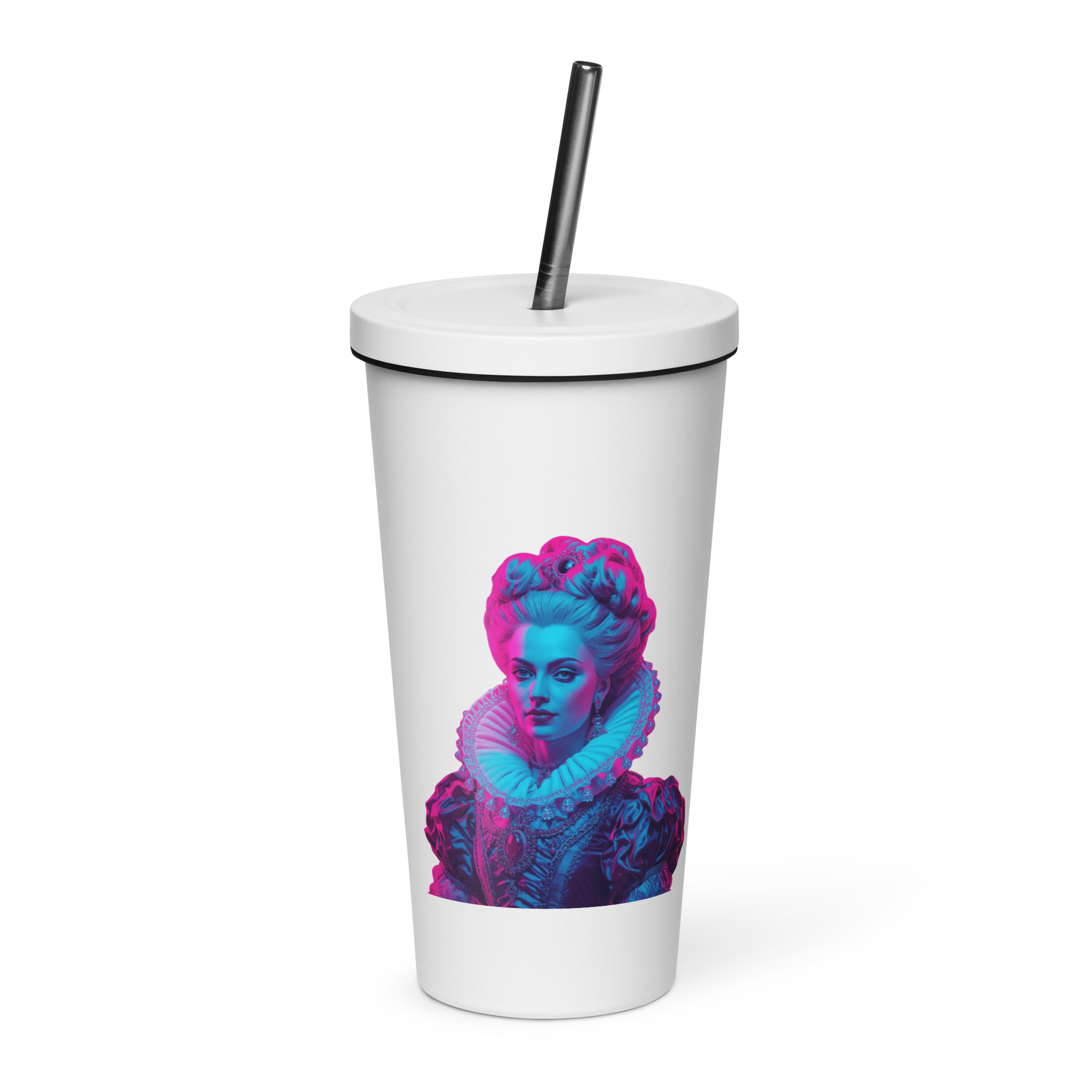 tsgabrielle® • Paris - Marie Antoinette • gobelet isotherme • Stainless Steel • blanc • 20 oz