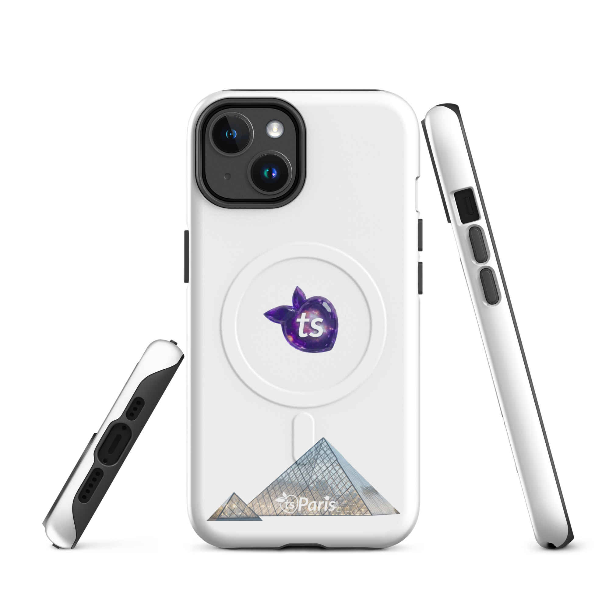 tsgabrielle® • Paris - The Louvre Pyramid • Coque renforcée • MagSafe® • Compatible with iPhone® • Modèles récents - View 2