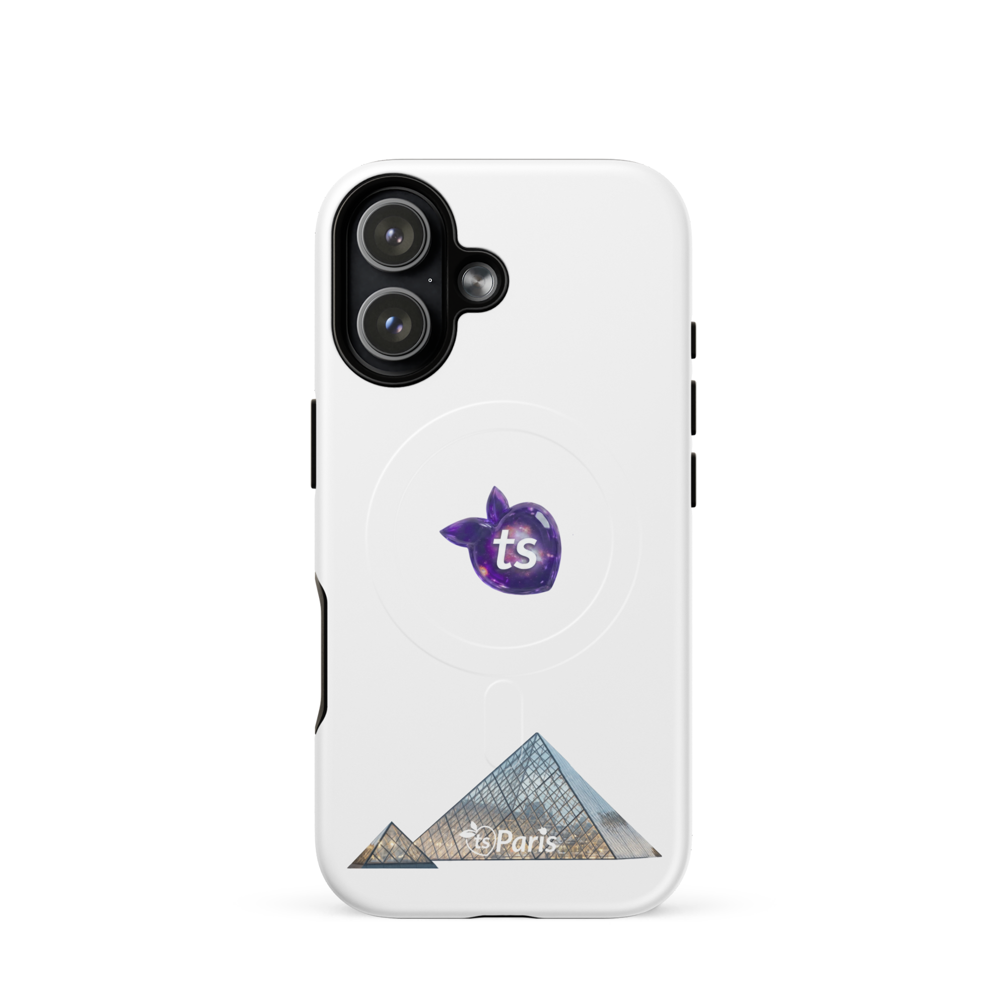 tsgabrielle® • Paris - The Louvre Pyramid • Coque renforcée • MagSafe® • Compatible with iPhone® • Modèles récents