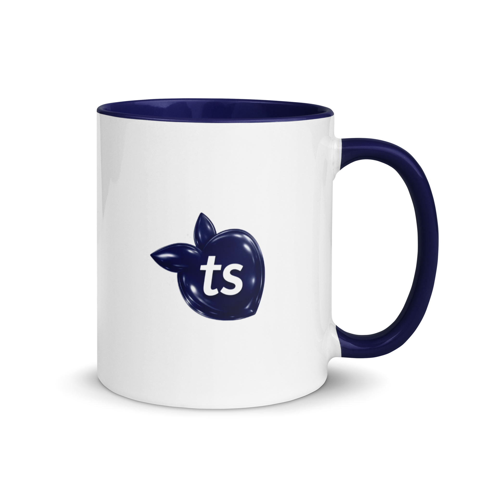 tsgabrielle® • mug with Color Dark bleu Inside • ceramique • 11 oz