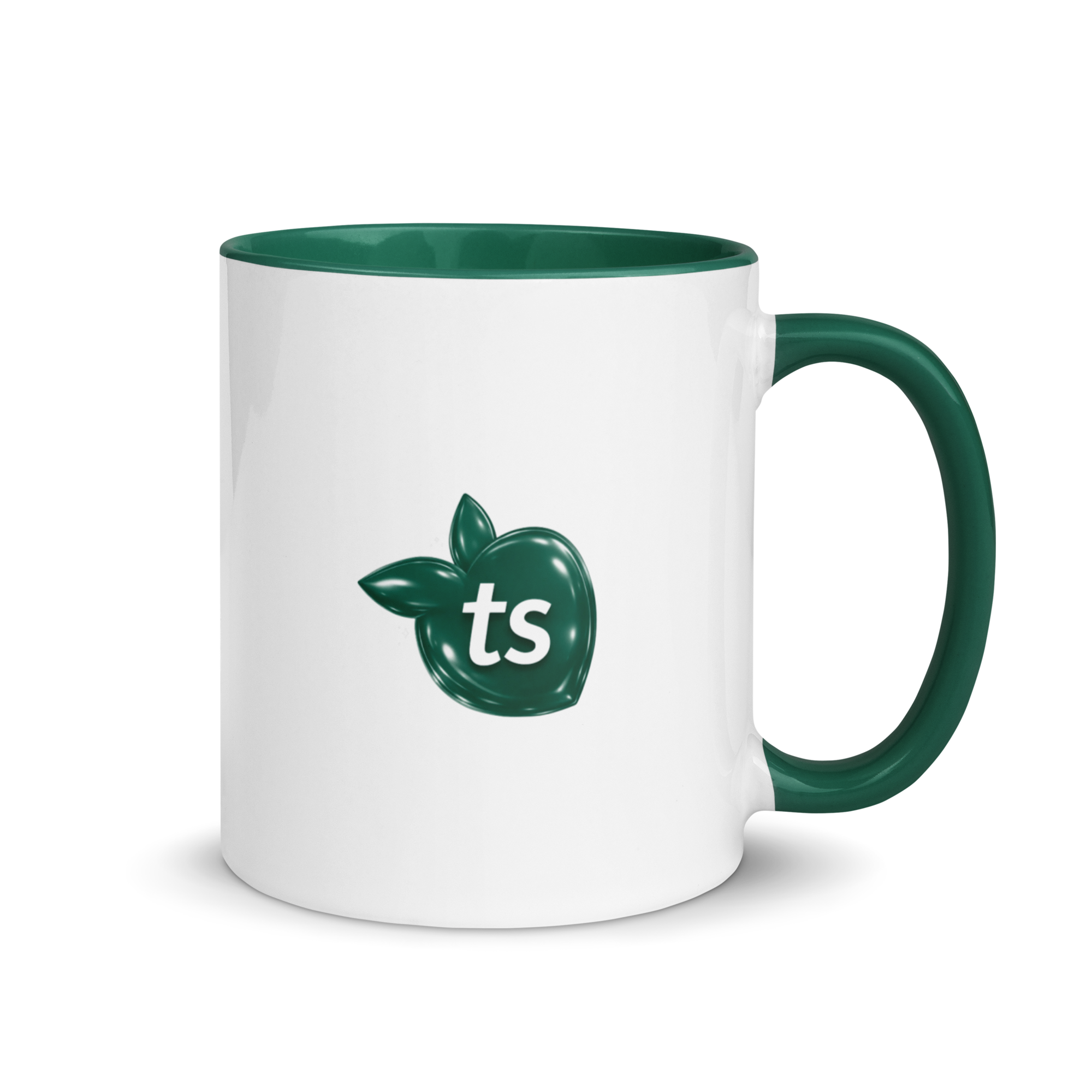 tsgabrielle® • mug with Color Dark vert Inside • ceramique • 2 Sizes