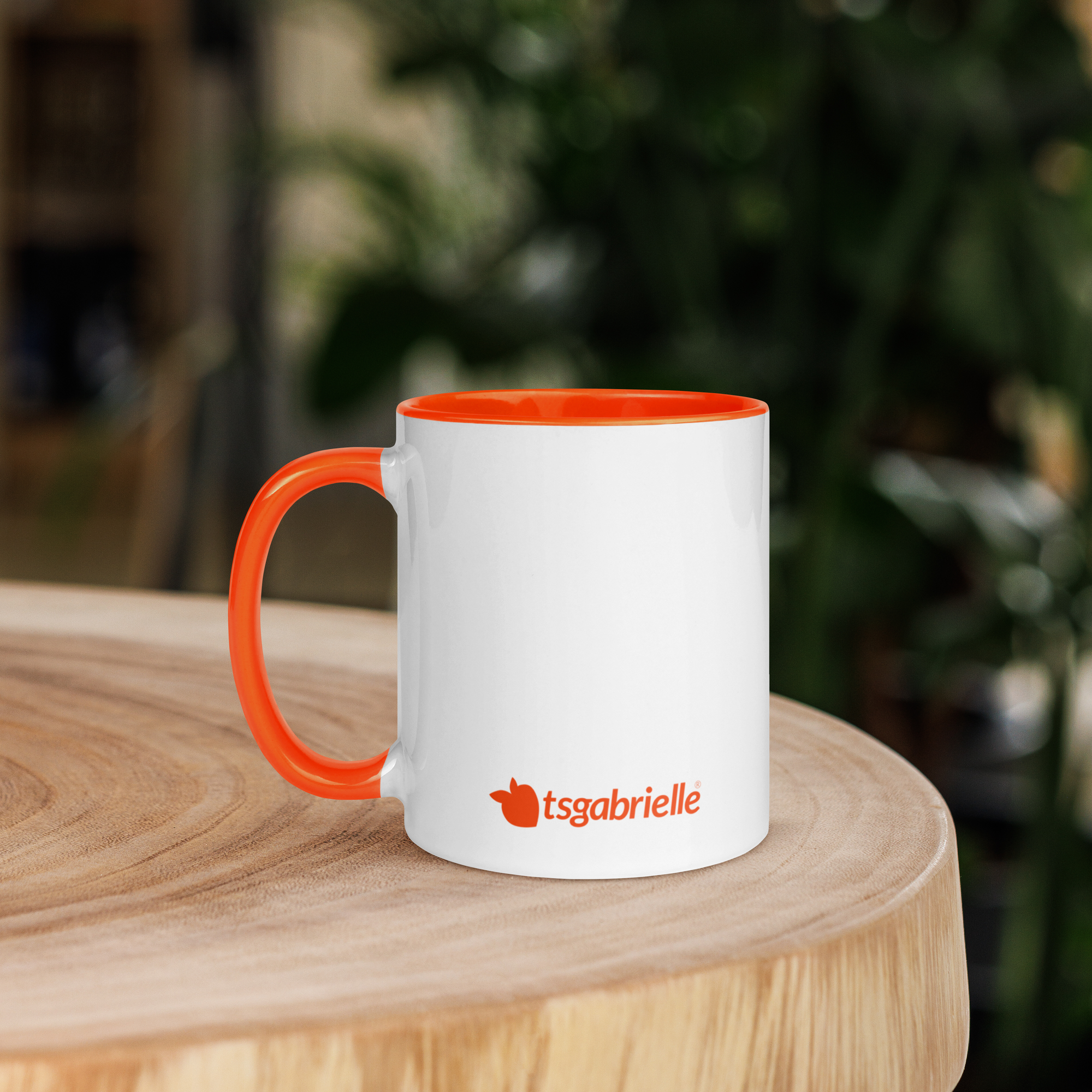 tsgabrielle® • Mug avec intérieur orange • Céramique • 33 cl - View 7