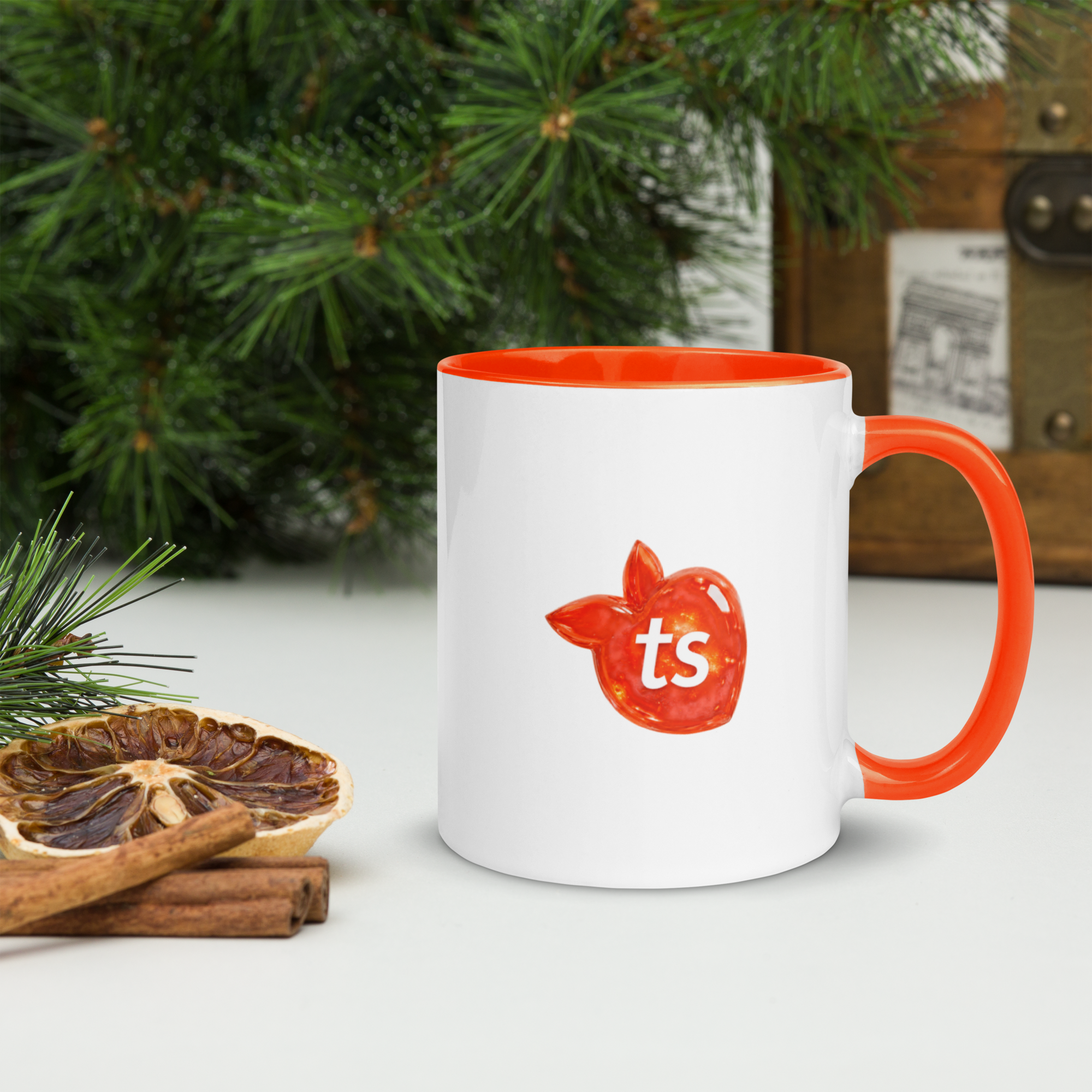 tsgabrielle® • Mug avec intérieur orange • Céramique • 33 cl - View 10