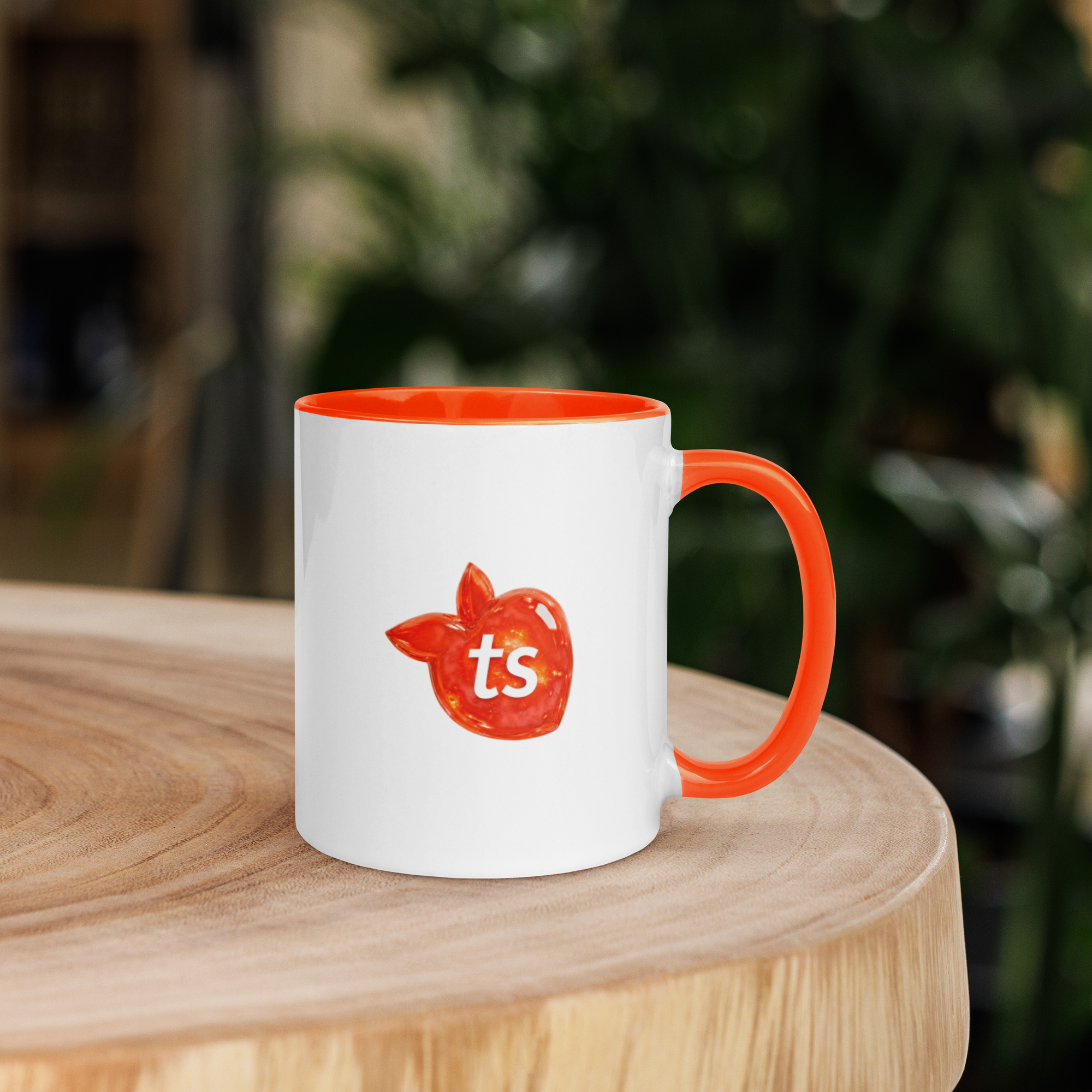 tsgabrielle® • Mug avec intérieur orange • Céramique • 33 cl - View 12