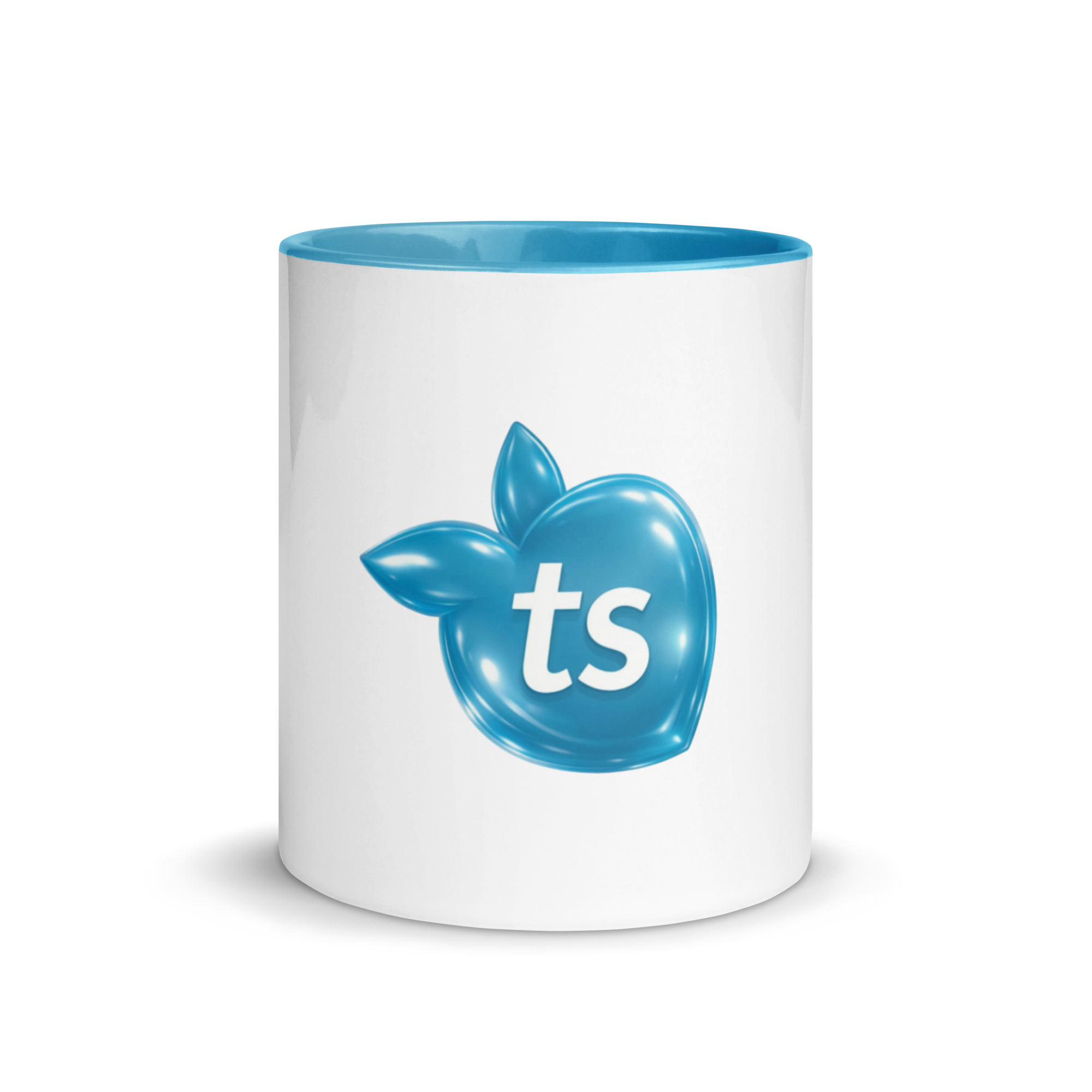 tsgabrielle® • Mug avec intérieur bleu clair • Céramique • 2 tailles
