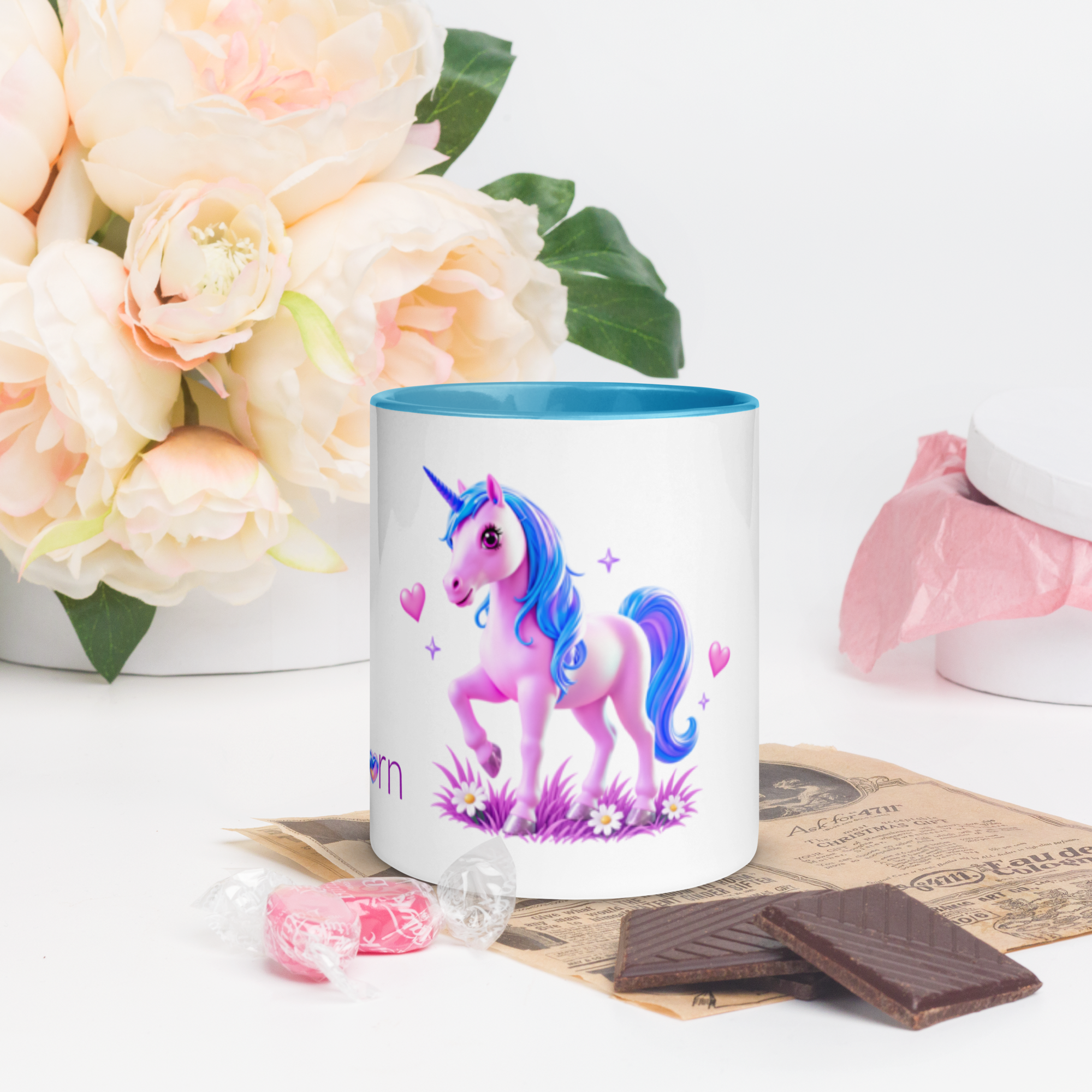 tsgabrielle® • Mug avec intérieur coloré • Licorne - Seraphina • Céramique • 2 tailles - View 3