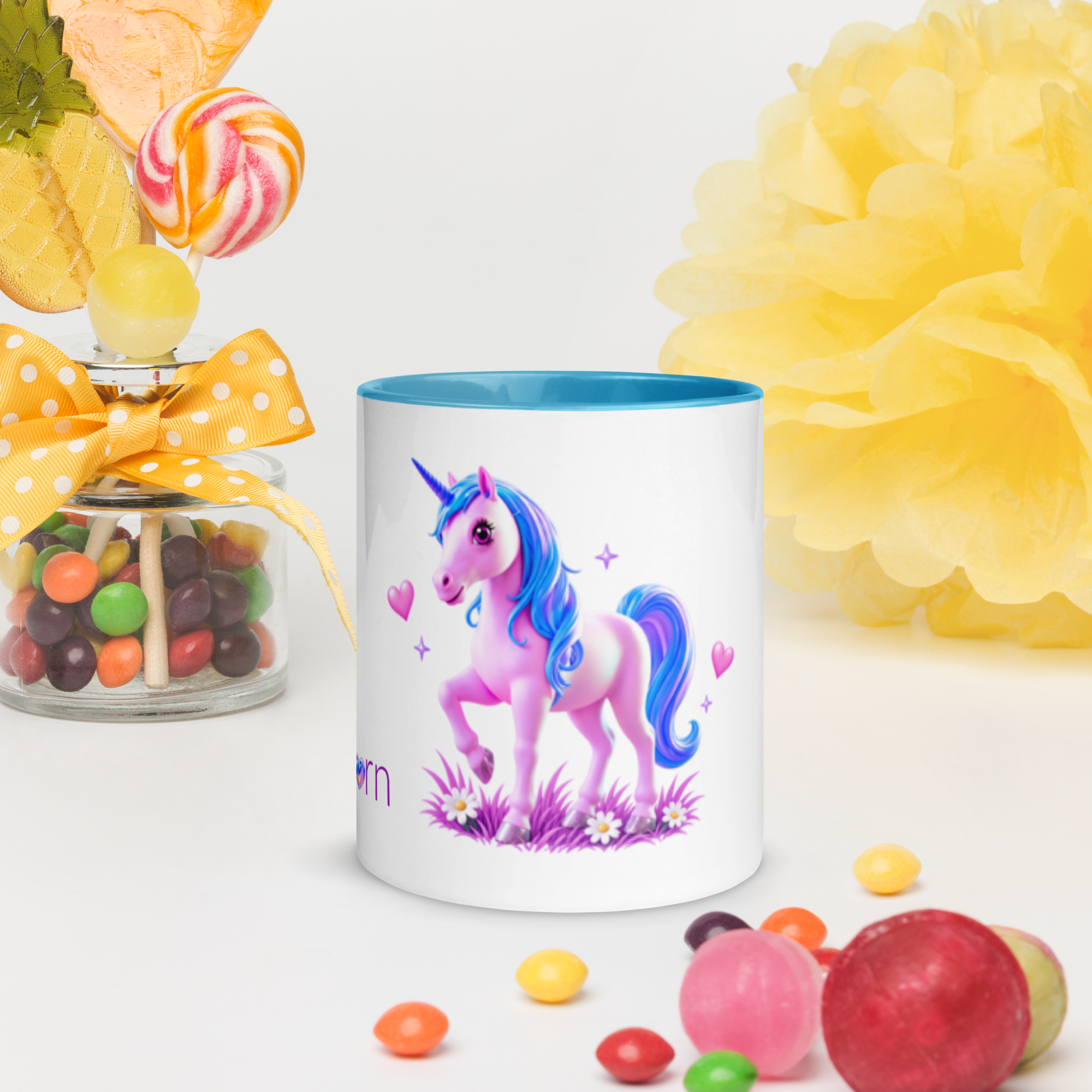 tsgabrielle® • Mug avec intérieur coloré • Licorne - Seraphina • Céramique • 2 tailles - View 4