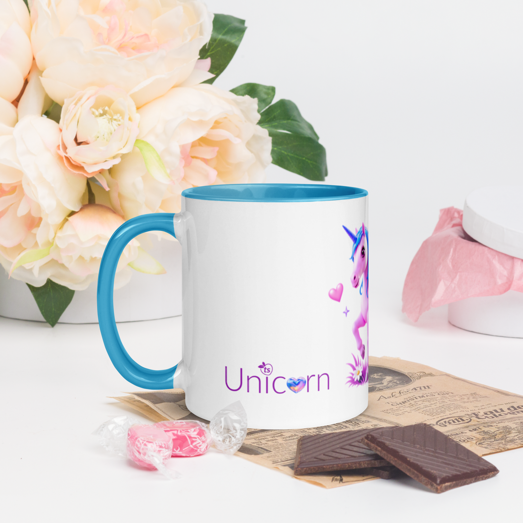 tsgabrielle® • Mug avec intérieur coloré • Licorne - Seraphina • Céramique • 2 tailles - View 8