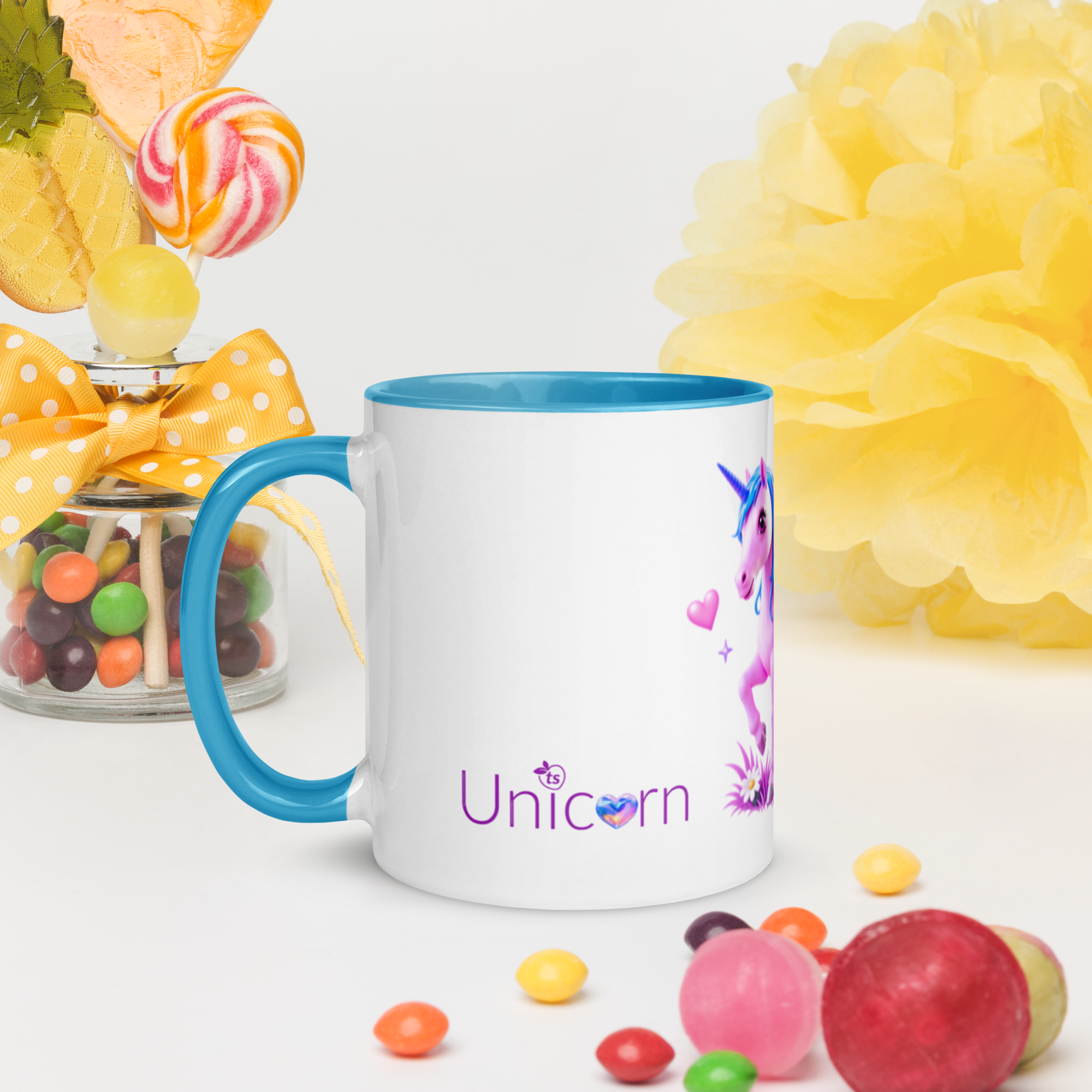 tsgabrielle® • Mug avec intérieur coloré • Licorne - Seraphina • Céramique • 2 tailles - View 9