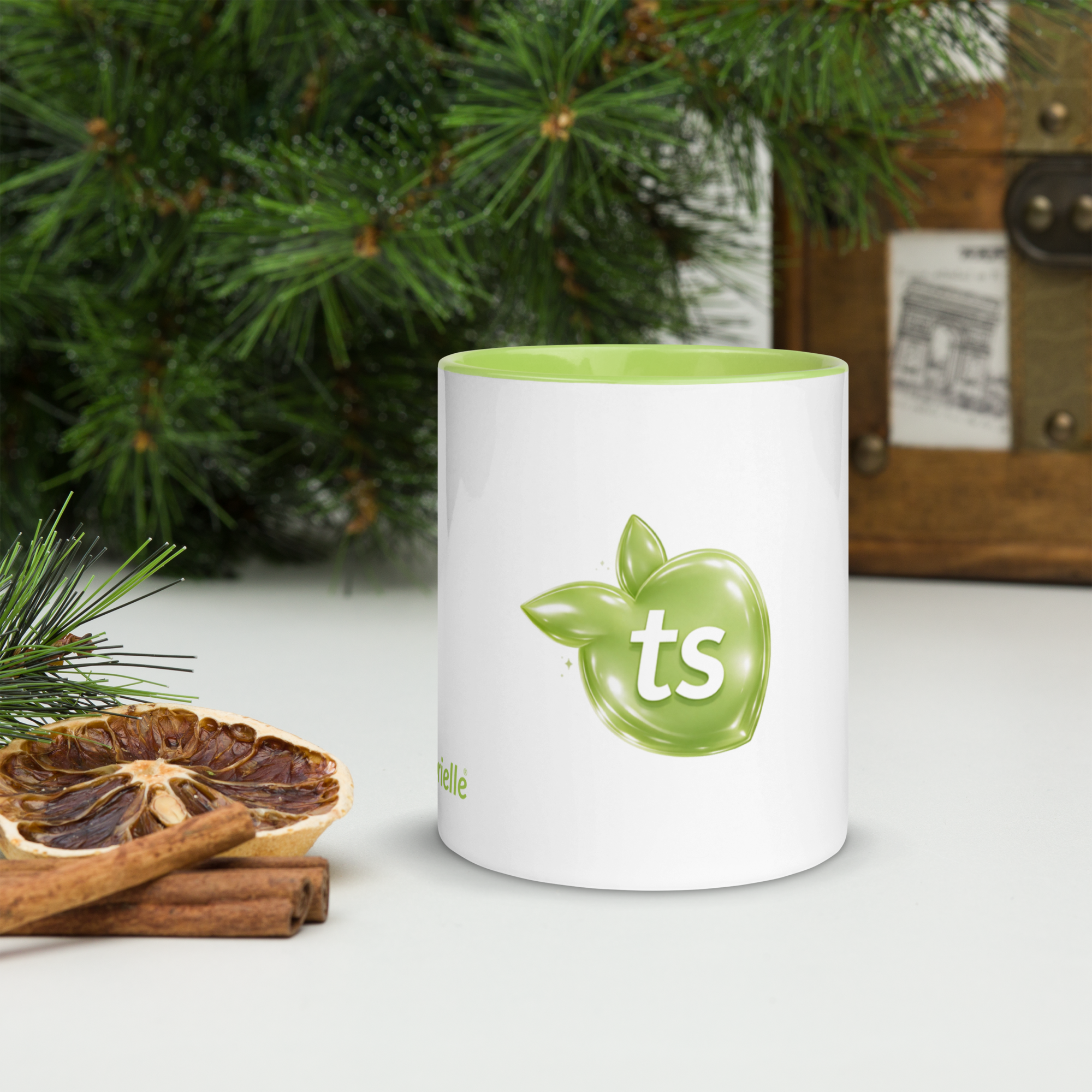 tsgabrielle® • Mug avec intérieur couleur citron vert • Céramique • 11 oz - View 11