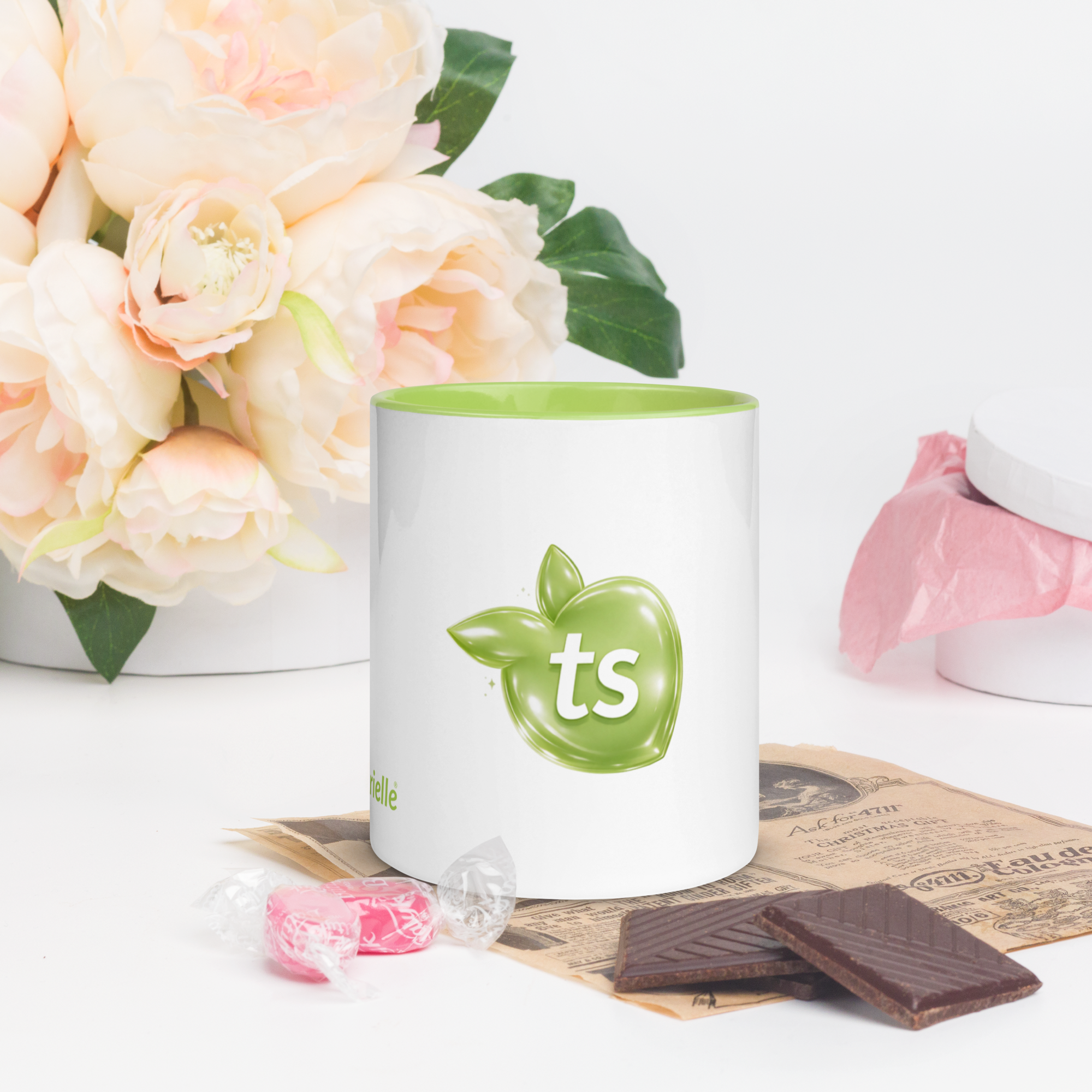tsgabrielle® • Mug avec intérieur couleur citron vert • Céramique • 11 oz - View 7