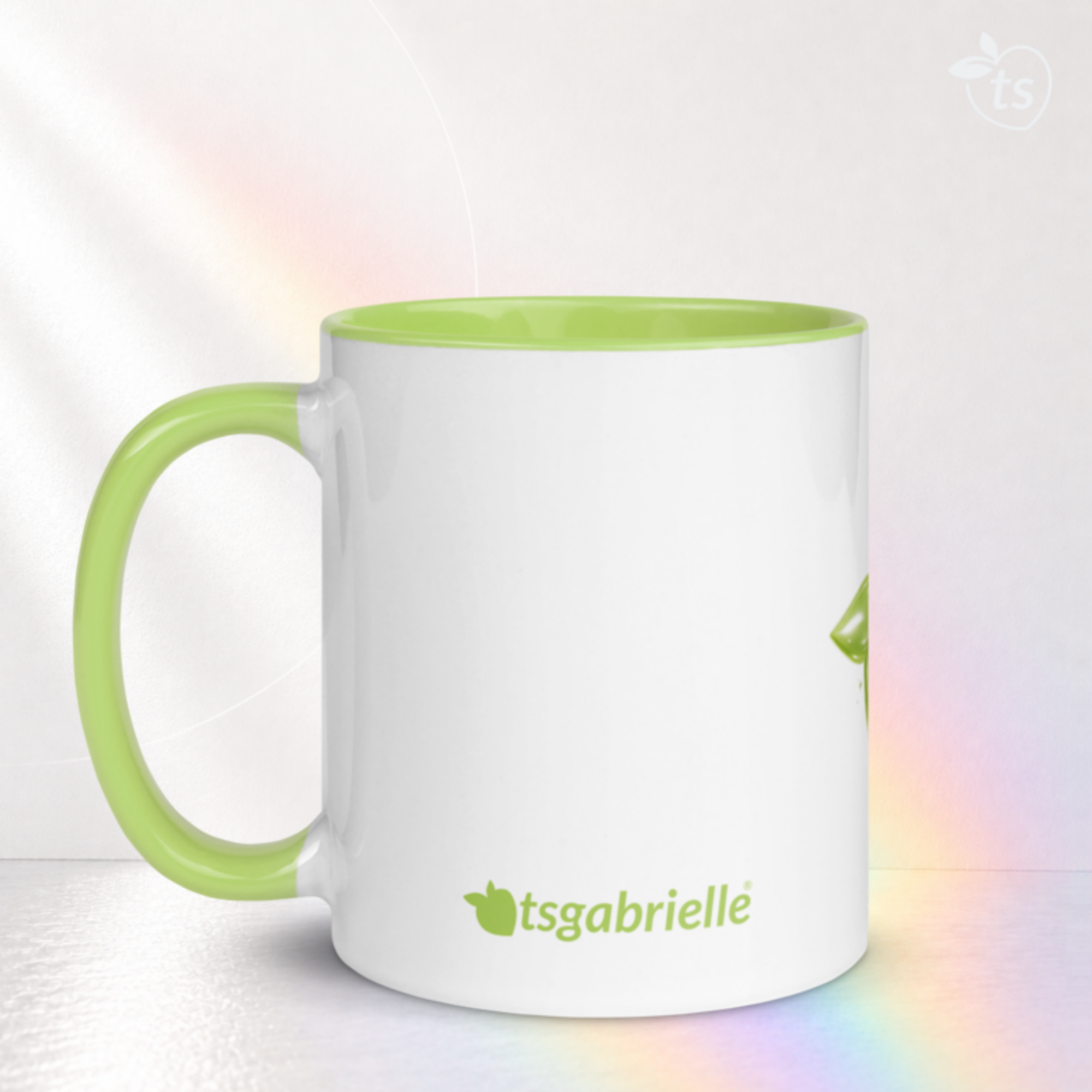 tsgabrielle® • Mug avec intérieur couleur citron vert • Céramique • 11 oz - View 17